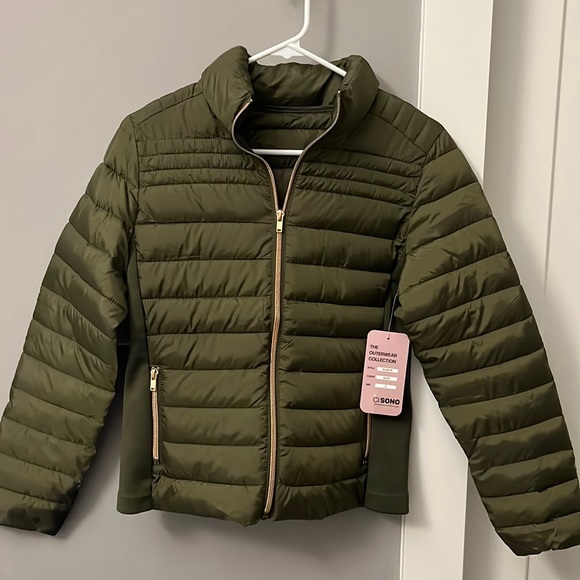 Ci Sono Jackets & Coats Nwt Olive Green Puffer Jacket Poshmark